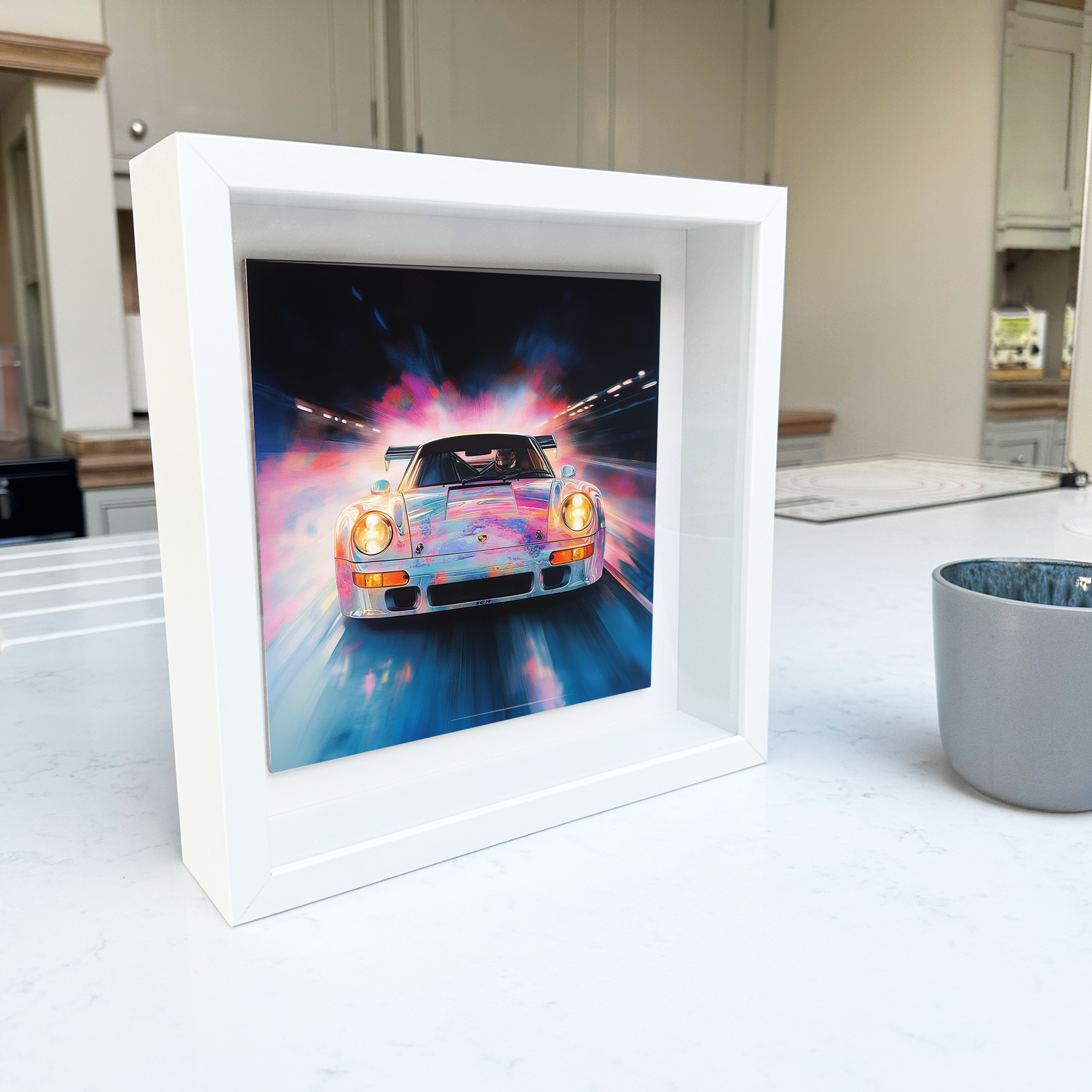 Automotive Framed Ceramic Art