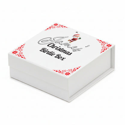Christmas Design 2 Personalised Branded 9 Golf Ball Set in Customised Box - Themed Golfer's Gift, Father's Day, Retirement, Birthday