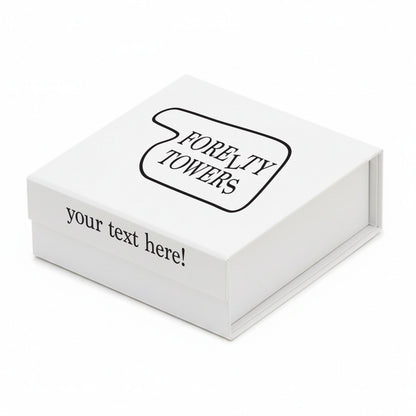 Forelty Towers Themed: Personalised Branded 9 Golf Ball Set in Customised Box - Golfer's Gift, Father's Day, Wedding Favour, Birthday, Fawlty Towers