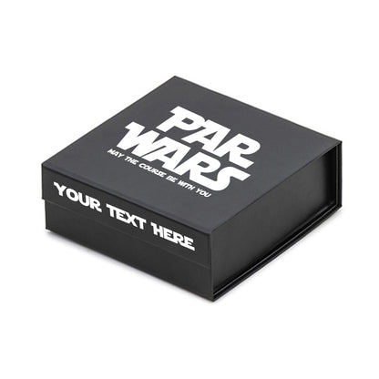 Star Wars Themed: Personalised Branded 9 Golf Ball Set in Customised Box - Par Wars Golfer's Gift, Father's Day, Wedding Favour, Birthday