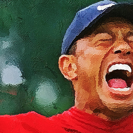 Tiger Woods 2019 US Masters Champion Augusta Eco Canvas